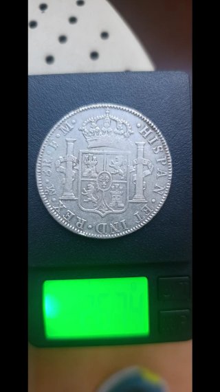 8 Reales Carlos III 1774 México Plata