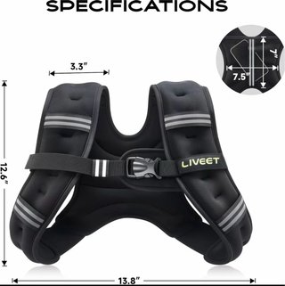 Chaleco Lastrado 9kg (20lb)