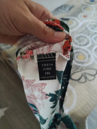Vestido estampado Shein curve 1XL