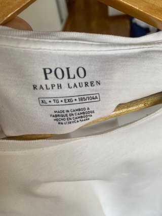 Camiseta Polo Ralph Lauren manga larga blanca