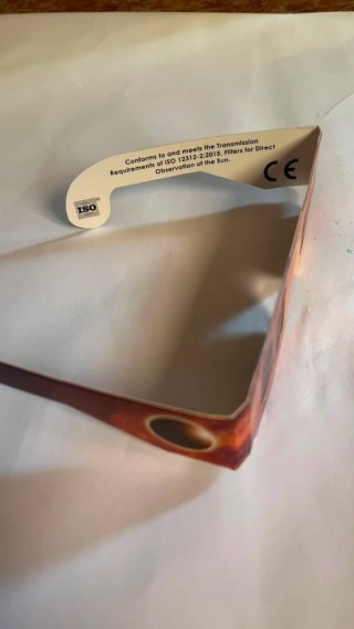 10 Gafas Eclipse Solar ISO 12312-2:2015