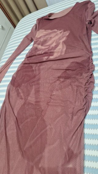 Vestido largo morado