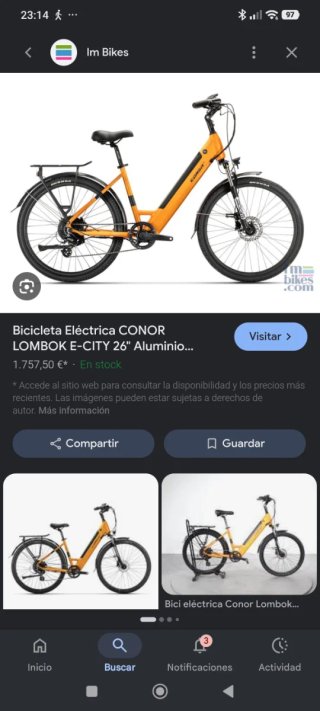 Bicicleta Eléctrica Conor Lombock