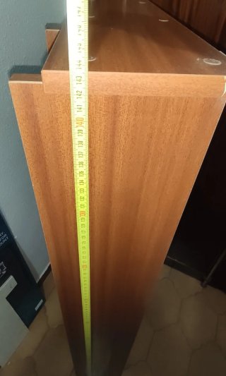 Estantería de madera marrón 143x70x19 cm