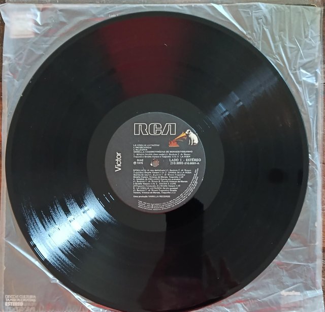 Vinicius De Moraes Ornella Vanoni Toquinho LP