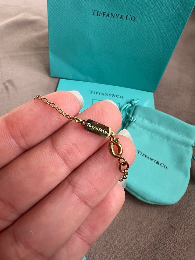 Collar Tiffany & Co. Corazón Dorado Nuevo
