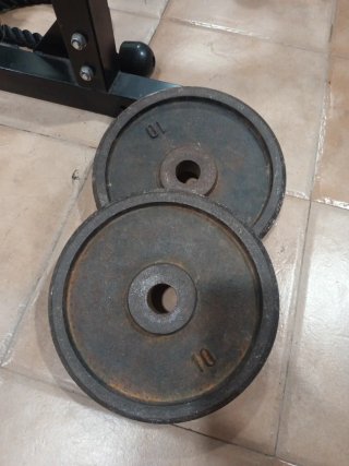 Discos de pesa 10 kg