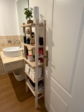 Estantería con forma de escalera madera Natural