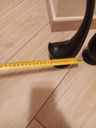 Coppia cigni in legno ebano nero