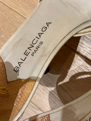 Zapatos de Tacón Balenciaga Paris-Efecto Serpiente