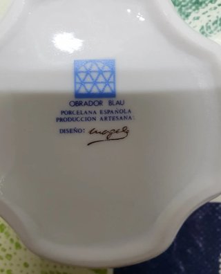 Caja de porcellana vintage