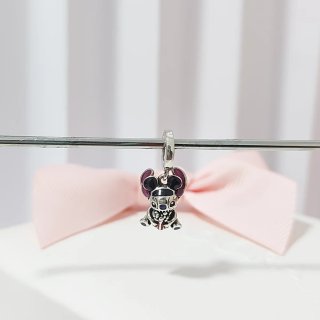 Pandora Charm Stitch Morado y Plateado