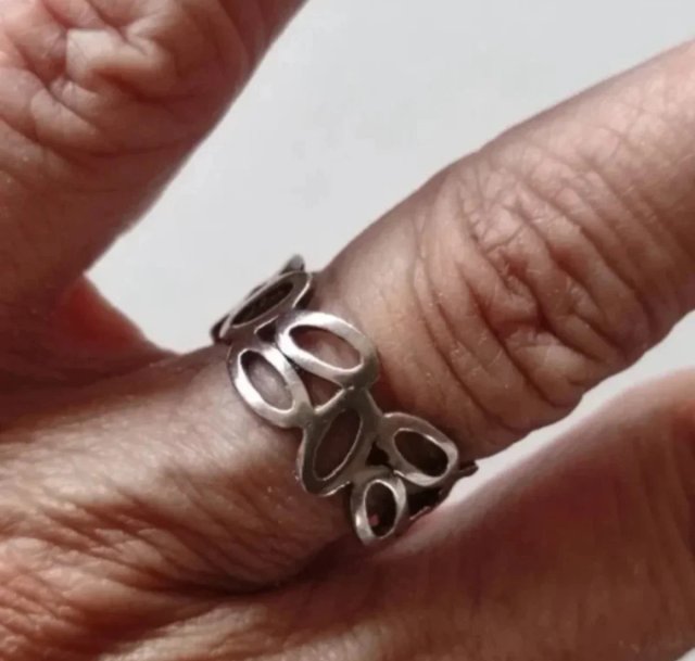 Anillos Aros Plata de Ley Ajustables