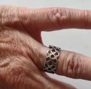 Anillos Aros Plata de Ley Ajustables