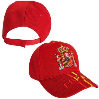 Pack 2 Gorras España Bordadas Unisex Roja y Azul