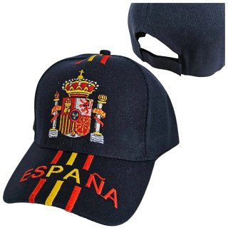 Pack 2 Gorras España Bordadas Unisex Roja y Azul