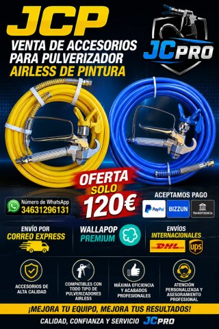 Pulverizador Airless JCPRO + Manguera