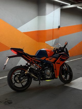 KTM 390 RC Sportbike Naranja/Azul
