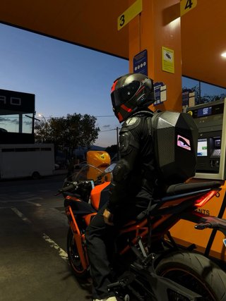 KTM 390 RC Sportbike Naranja/Azul