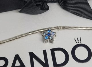 Charm Pandora Stella Luminosa Blu