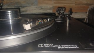 Tocadiscos Imperial PT5500 Semi-Automático Negro