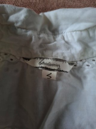 Vestido blanco camisero S