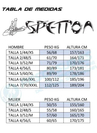 Traje pesca submarina