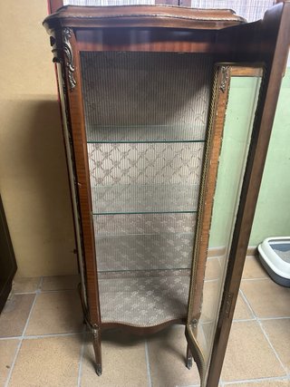 Vitrina Antigua Estilo Francés Luis XV