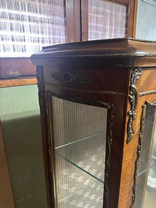 Vitrina Antigua Estilo Francés Luis XV