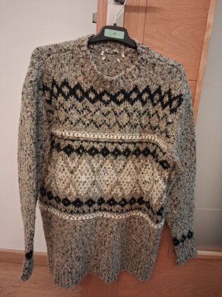 Jersey de punto Fair Isle talla M
