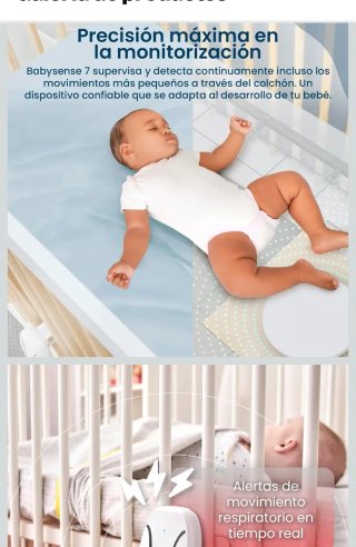 Babysense Monitor Bebé con 2 Sensores