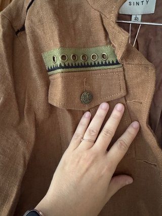 Chaqueta militar SINTY marrón