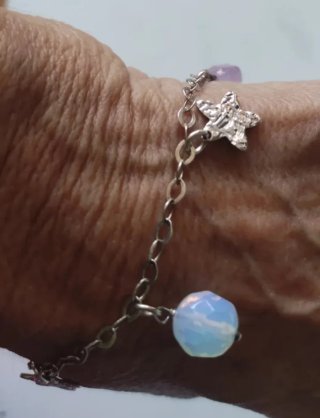 Pulseras Plata de Ley con Abalorios