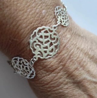 Pulseras Plata de Ley con Abalorios