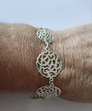 Pulseras Plata de Ley con Abalorios