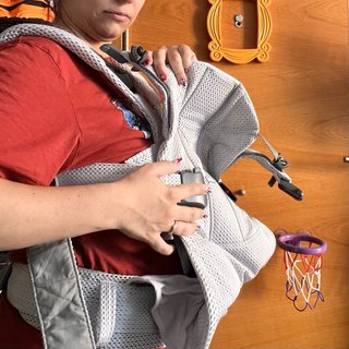 Mochila Portabebés BabyBjörn One Air Plata
