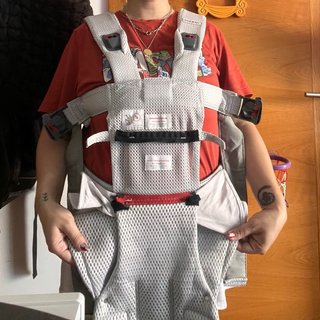Mochila Portabebés BabyBjörn One Air Plata