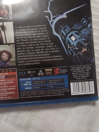 El Muñeco Diabólico Blu-ray (Chucky)(Child's Play)