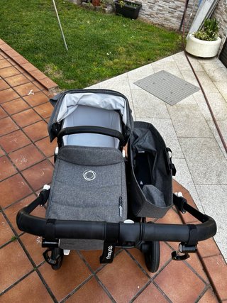 Carrito Bugaboo Donkey 5 Doble Gris