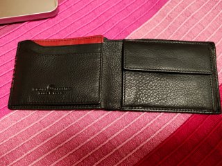 Cartera Piel Miguel Bellido Negra nueva a estrenar