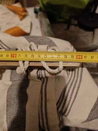 Cama de Baloiço em Tecido com Listras