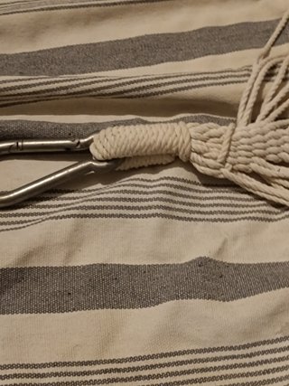 Cama de Baloiço em Tecido com Listras
