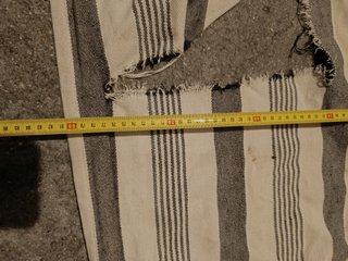 Cama de Baloiço em Tecido com Listras