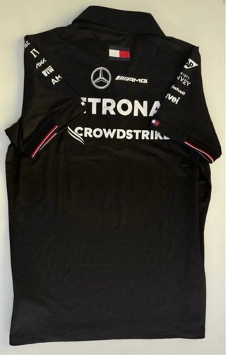 Polo Mercedes AMG F1 Negro 2024