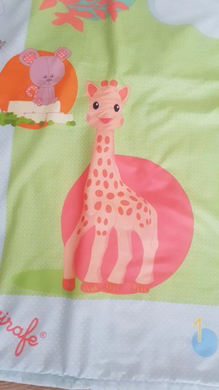 Manta musical Sophie la girafe
