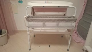 Bañera cambiador plegable