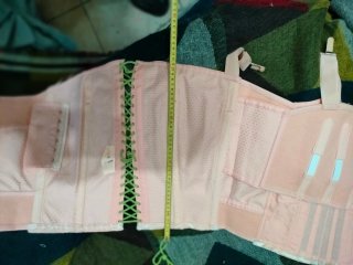 Corsé faja beige/rosa
