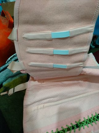 Corsé faja beige/rosa