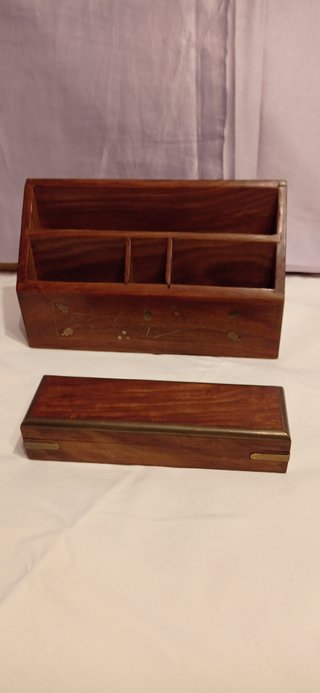 Set escritorio madera