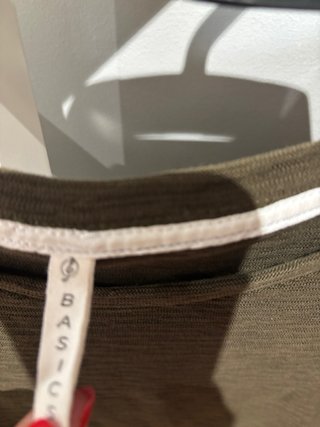 Blusa Niki verde y blanca